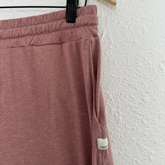 Vuori Performance Jogger Women XL? Heather Pink High Waist Athleisure - Picture 3 of 5